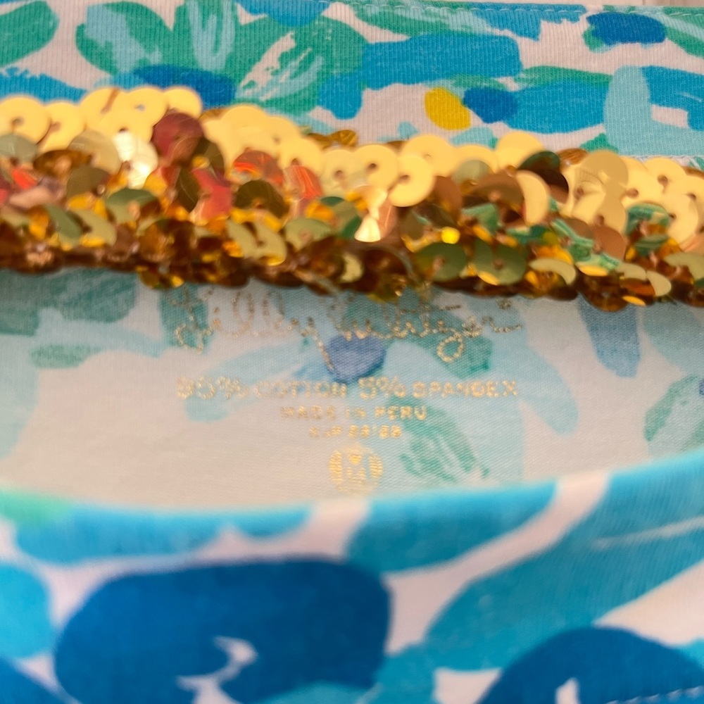 Lilly Pulitzer Juline Top Resort White in a Pinch - Picture 5 of 9
